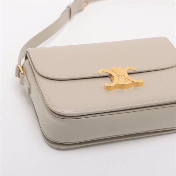 Celine Beige Shoulder Bag with Gold Detail - Picture 4 of 12